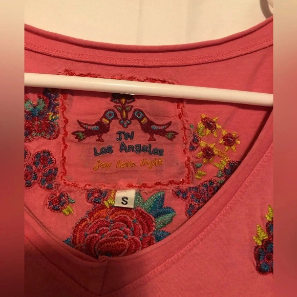 Johnny Was JW Los Angeles floral embroidered dress - Picture 3 of 6